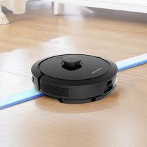 Liectroux - Aspirateur robot G7, aspiration 6500Pa, navigation laser, batterie 5200mAh, autonomie 180 minutes - noir, prise ue