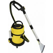 Aspirateur 2 en 1 hepa 20L Jaune - 4,3m Câble Rembobinage Automatique & Fonction sèche/Humide Carpet Shampouineuse Nettoyage Aspi Eau & Poussière