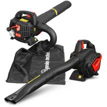 Elem Garden Technic - Aspirateur souffleur broyeur thermique 25.4CC - Elem Garden