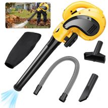 Sdlogal - Aspirateur souffleur de feuilles Souffleur Électrique 1200W, 103km/h Max, 6 niveaux de réglage de l'énergie éolienne, Réversible en