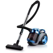 Magicfox - Aspirateur Traîneau sans sac Cyclonique - Aspirateur sans sac Compact 1200W pour Tapis et Sols durs- Capacité 3,0 l - Bleu