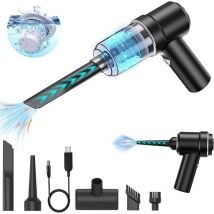 Aspirateur Voiture - 6000 Pa Aspirateur À Main Voiture Puissant, Mini Aspirateur Portable Et Rechargeable Pour Maison,voiture, Bureau Table,canapé