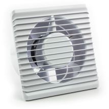 Mkk Ventilatore da bagno ø 100 mm, ventilatore da soggiorno, standard, silenzioso, basso consumo energetico, adatto per bagni e cucine Ventilatore