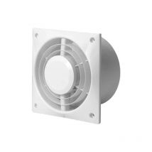 Aspiratore quadro elettrico in abs bianco dim. 120x120 mm - ø100 mm - portata 75 m³/h - 15 w VECAMCO