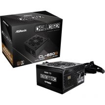 ASRock 4 x Alimentation ASROCK CL-650B, PSU, 650W, 80 PLUS Bronze, 120mm, Active PFC, PCI-E (6+2 broches) x4, SATA (5 broches) (90-UXC065-BNEAAA)