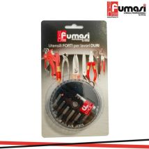 Fumasi – Kit di 6 Inserti + Porta-Inserto Magnetico 1/4" – Acciaio al Cromo Vanadio – Utensileria
