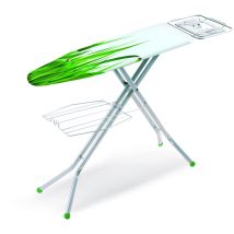 Asse da stiro Luna 120x38 – Regolazione altezza automatica – Superficie in rete – Piedini in gomma