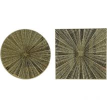 Dessous de verre formes assorties ø20 cm