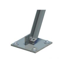 Assiette Saette l cm 100X100 Galvanisé Sfb