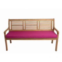 Setgarden - Coussin de banc de jardin 100x60x7cm assise, coussin de balancelle de jardin Rosa, coussin de banc de jardin, coussin d'assise plat