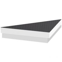 Banc d'angle prêt à carreler en xps - 790 x 560 x 100 mm hammam