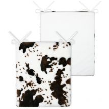 Lovely Casa - Assise de chaise 38 x 38 cm Vache