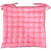 Stof - Assise de chaise matelassée en coton rose