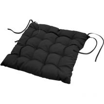 L3C - Coussin de chaise matelassé avec reliure essentiel, 40 x 40 cm