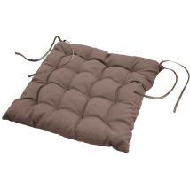 L3C - Coussin de chaise matelassé avec reliure essentiel, 40 x 40 cm