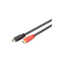 Assmann AK-330105-100-S - Hochgeschwindigkeits-HDMI-Kabel mit Verstärker (A-Stecker auf A-Stecker)
