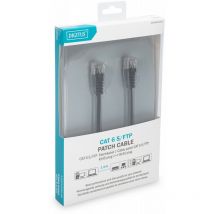 1m Cat6 s-ftp - 1 m - Cat6 - s/ftp (s-stp) - RJ-45 - RJ-45 - Noir (DB-160144-010-S) - Digitus
