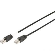 DK-1644-030/BL-OD RJ45 Netzwerkkabel, Patchkabel cat 6 s/ftp 3.00 m Schwarz UV-Beständig, ve - Digitus