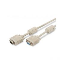 Assmann - Electronic vga 1.8m cable vga 1,8 m vga (D-Sub) Beige - Cables vga (1,8 m, vga (D-Sub), vga (D-Sub), Beige, Níquel, 1 pieza(s))