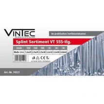 Assortiment 555 goupilles fendues en coffret - VINTEC