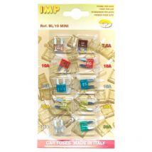 Lem Select - Assortiment de 10 fusibles à lamelle enfichables 19x20 mm