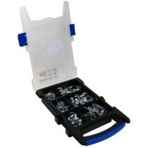 Vis Express - Assortiment de 100 Colliers de serrage inox bde 9-1 pièce