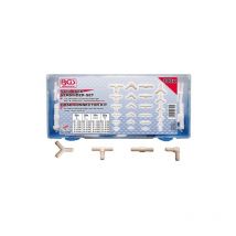 Bgs Technic - 100 connecteurs (raccords) pour durites en caoutchouc et plastiques