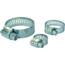 Collier de serrage – 26 colliers à crémaillère – Acier zingué W1 – Diamètre 16-40 mm – Largeur de bande 9 mm – KLIPPER