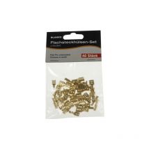 ASSORTIMENT DE 40 COSSES A SERTIR FEMELLE PLATE pour...