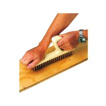 Brosse à main rabot - acier souple - 4 rangs Kibros