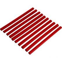 2810024302CO Kit guaine termoretraibili Rosso 2.40 mm 1.20 mm Restringimento:2:1 10 pz. - Dsg Canusa