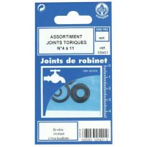 Assortiment de joint torique en nitrile n°4 à 11 10