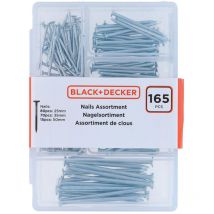 Assortiment d'ongles 165 pièces Black+Decker