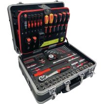 Coffret multi-outils NOW – 148 pièces – Hauteur 200 mm, Largeur 490 mm, Poids 13,9 kg – Outils de bricolage