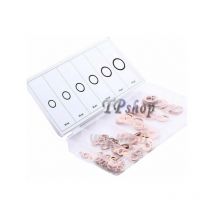 Assortimento 110 rondelle in rame kit 110 rondelle in rame assortite 6 misure