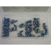 Assortimento 70 ingrassatori - testina per ingrassagio - filettatura metrica