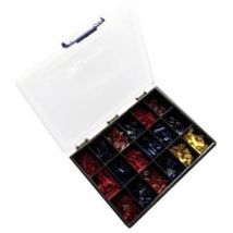 WKK - 6368 Assortimento di capicorda a compressione 0.50 mm² 6 mm² Rosso, Blu, Giallo 1 kit