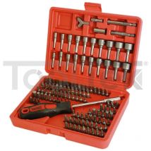 Assortimento inserti 122pz cacciavite avvitatore bussole kit torx