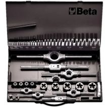 Beta - 447/c53 assortiment de tarauds et filières en acier hss à pas grossier - 53