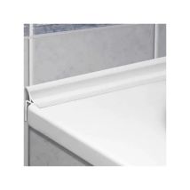 Asta bianca Sanibord in PVC coestruso antimuffa – 270 cm – Piastrelle, parquet e pavimenti flessibili