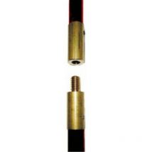 Asta spazzante in polipropilene Diam. 18mm, l. 1m DMO