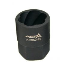 Steckschlüssel für gedrehte schrauben M22 1/2'