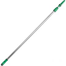 Unger - Asta telescopica OptiLoc 1,25 cm (compatibile con gli strumenti per la pulizia delle finestre impugnatura ergonomica, tappo terminale