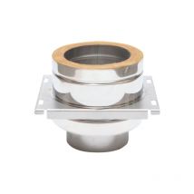 Edelstahlschornstein zwischenstutzen DN113-300 Edelstahl Schornstein 8101-180 - Astec