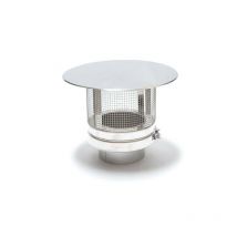 Regenhaube Funkenschutz DN113-300 Schornstein Regenhut Edelstahl 8401-300 - Astec