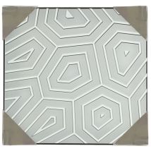 Candellux Plafoniera Aston 10-05502 Argento Quadrata 2xe27