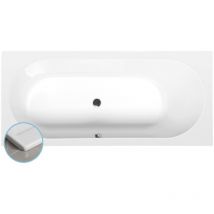 Polysan - astra b slim Bain rectangulaire 165x75x48cm, blanc