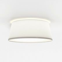 Astro Fife Cylindrical 33cm Ceiling Light, White Fabric