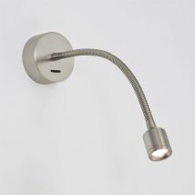 Astro Fosso Switched - LED 1 Light Indoor Wall Switched Light Matt Nickel