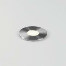 Astro Terra LED 1 Light Round Outdoor Ground Light Stainless Steel IP65